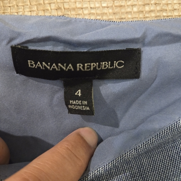 Banana  Republic Denim like midi dress. Size 4 - Picture 3 of 3